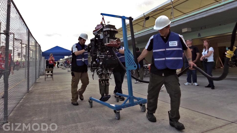 Illustration for article titled On Site at the Machine Olympics of DARPA's Robotics Challenge